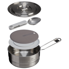 The Wildfare Pro Saucepan Cookset 5-piece set | 2 QT
